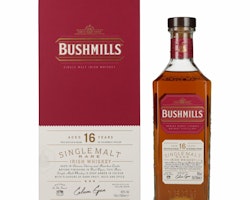 Bushmills 16 Years Old TRIPLE DISTILLED Single Malt Whiskey 40% Vol. 0,7l in Giftbox