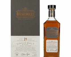 Bushmills 21 Years Old RARE Single Malt Irish Whiskey 40% Vol. 0,7l in Giftbox