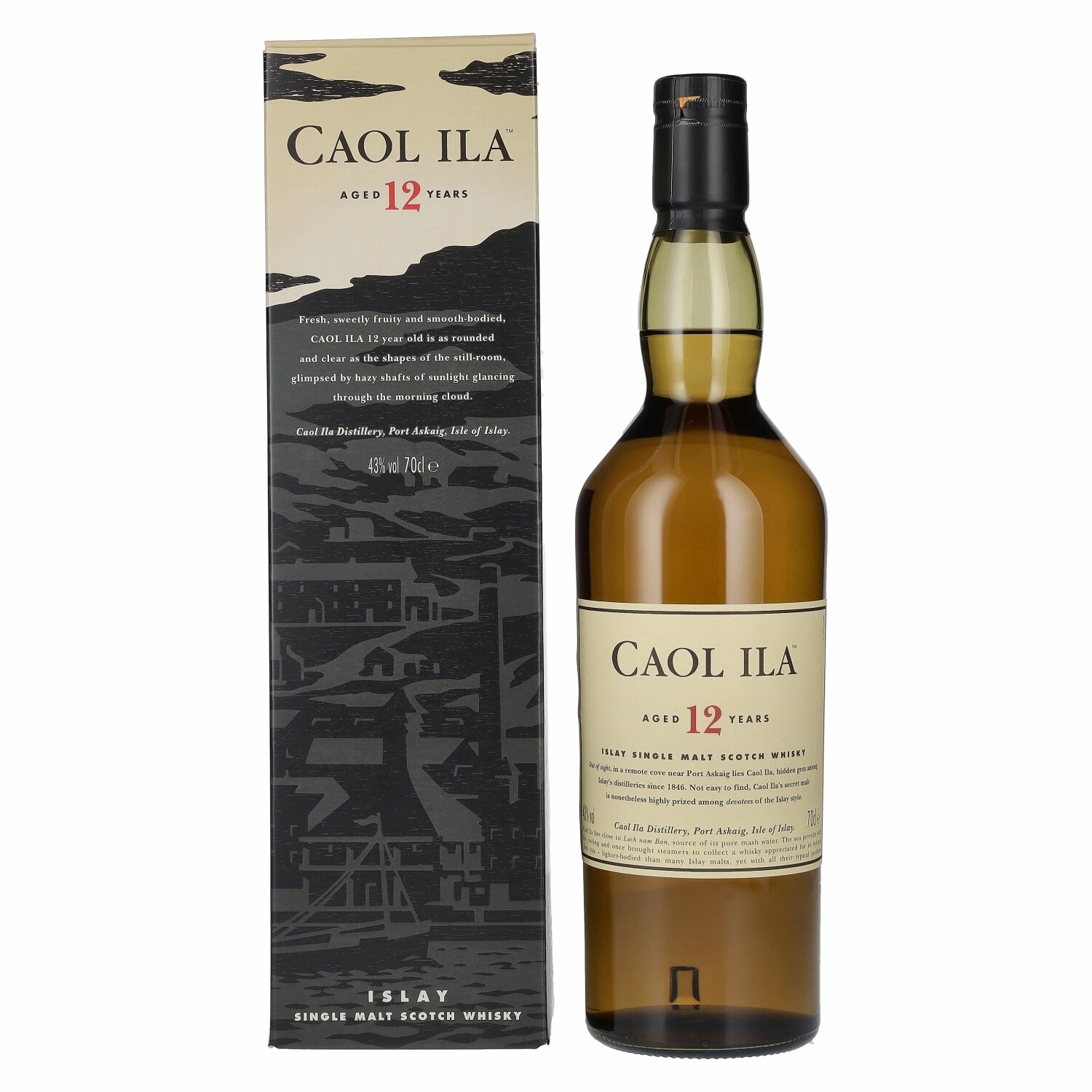 Caol Ila 12 Years Old Islay Single Malt 43% Vol. 0,7l in Giftbox