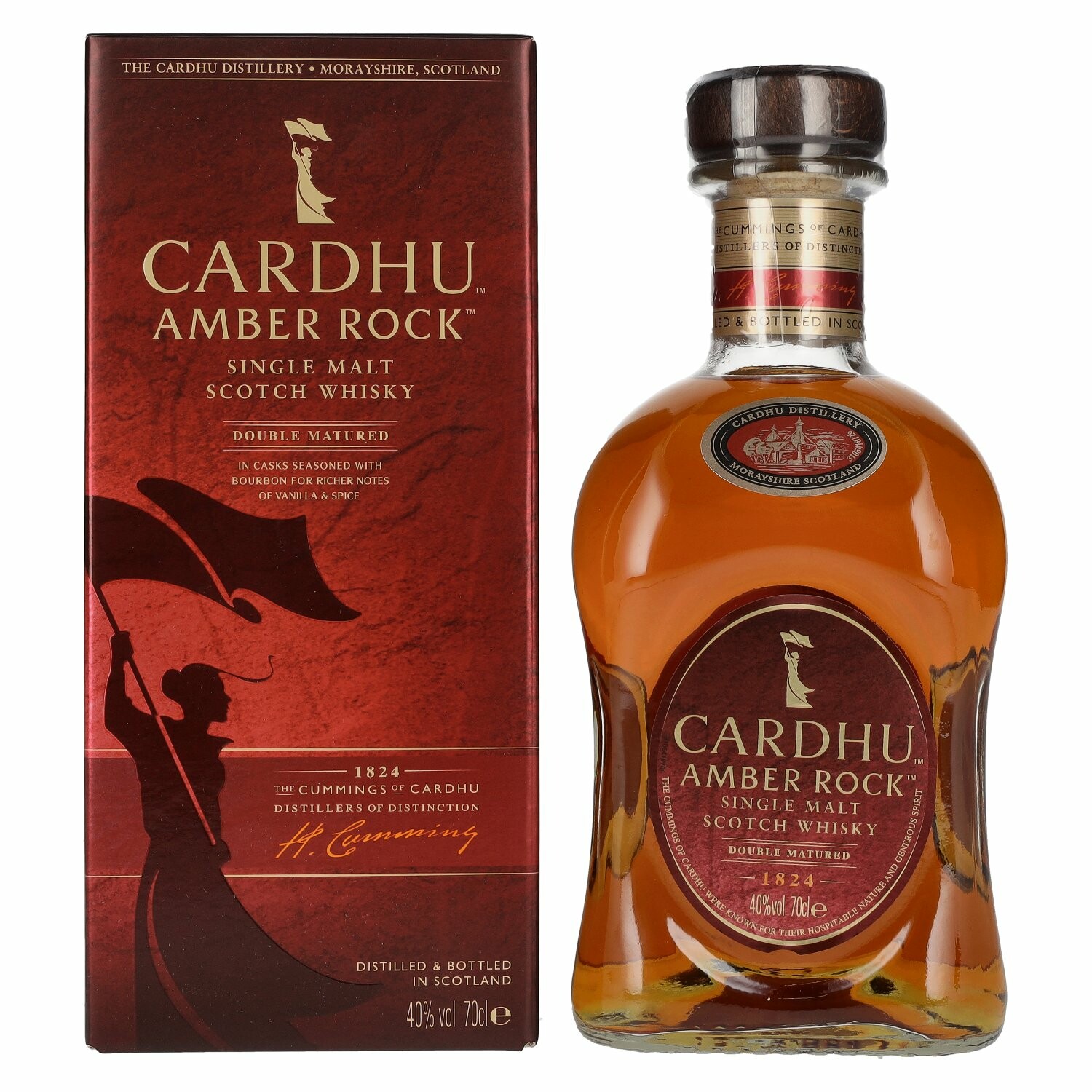 Cardhu AMBER ROCK Double Matured Single Malt Scotch Whisky 40% Vol. 0,7l in Giftbox