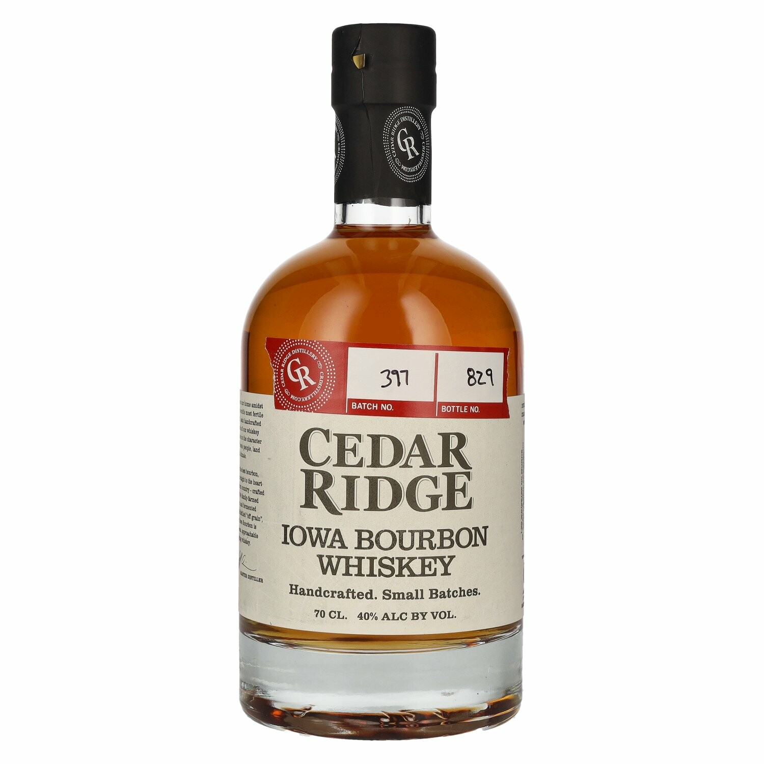 Cedar Ridge Iowa Bourbon Whiskey 40% Vol. 0,7l
