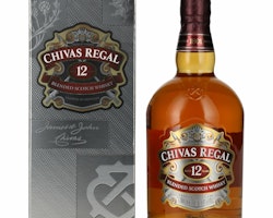 Chivas Regal 12 Years Old Blended Scotch Whisky 40% Vol. 1l in Giftbox