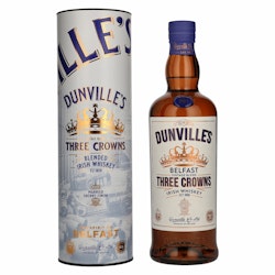 Dunville's THREE CROWNS Belfast Vintage Blend Irish Whiskey 43,5% Vol. 0,7l in Giftbox