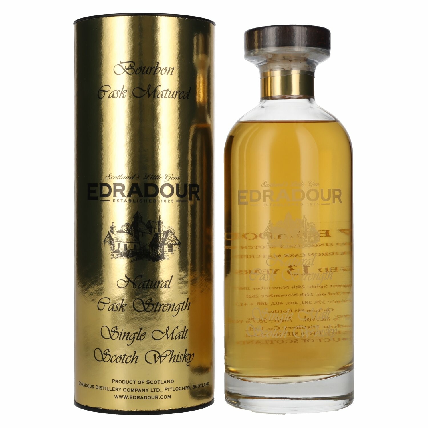 Edradour 13 Years Old Bourbon Matured Natural Cask Strength 2007 58,7% Vol. 0,7l in Giftbox
