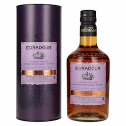 Edradour 21 Years Old Highland Single Malt BORDEAUX CASK FINISH Vintage 1999 55,7% Vol. 0,7l in Giftbox