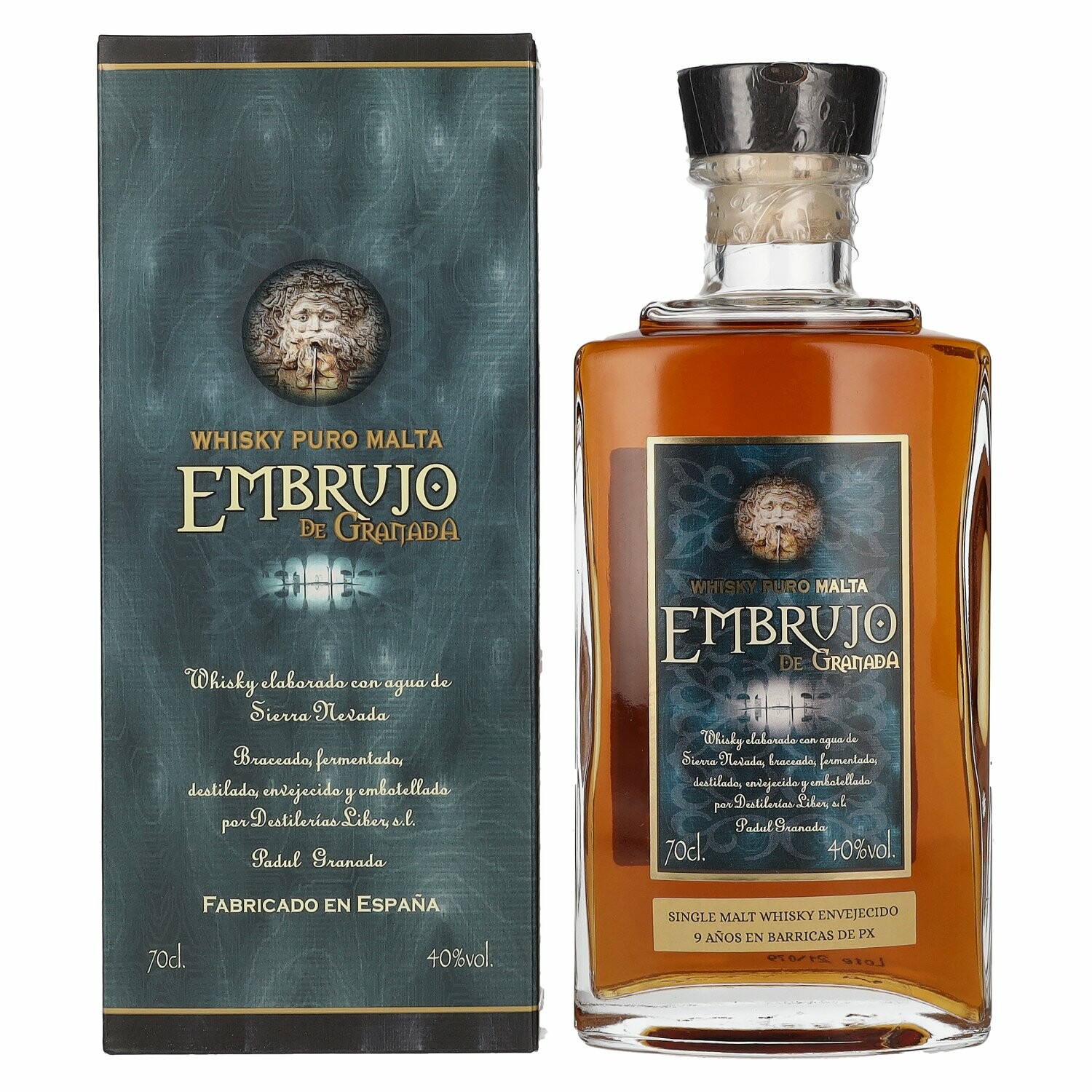 Embrujo De Granada Whisky Puro Malta 40% Vol. 0,7l in Giftbox