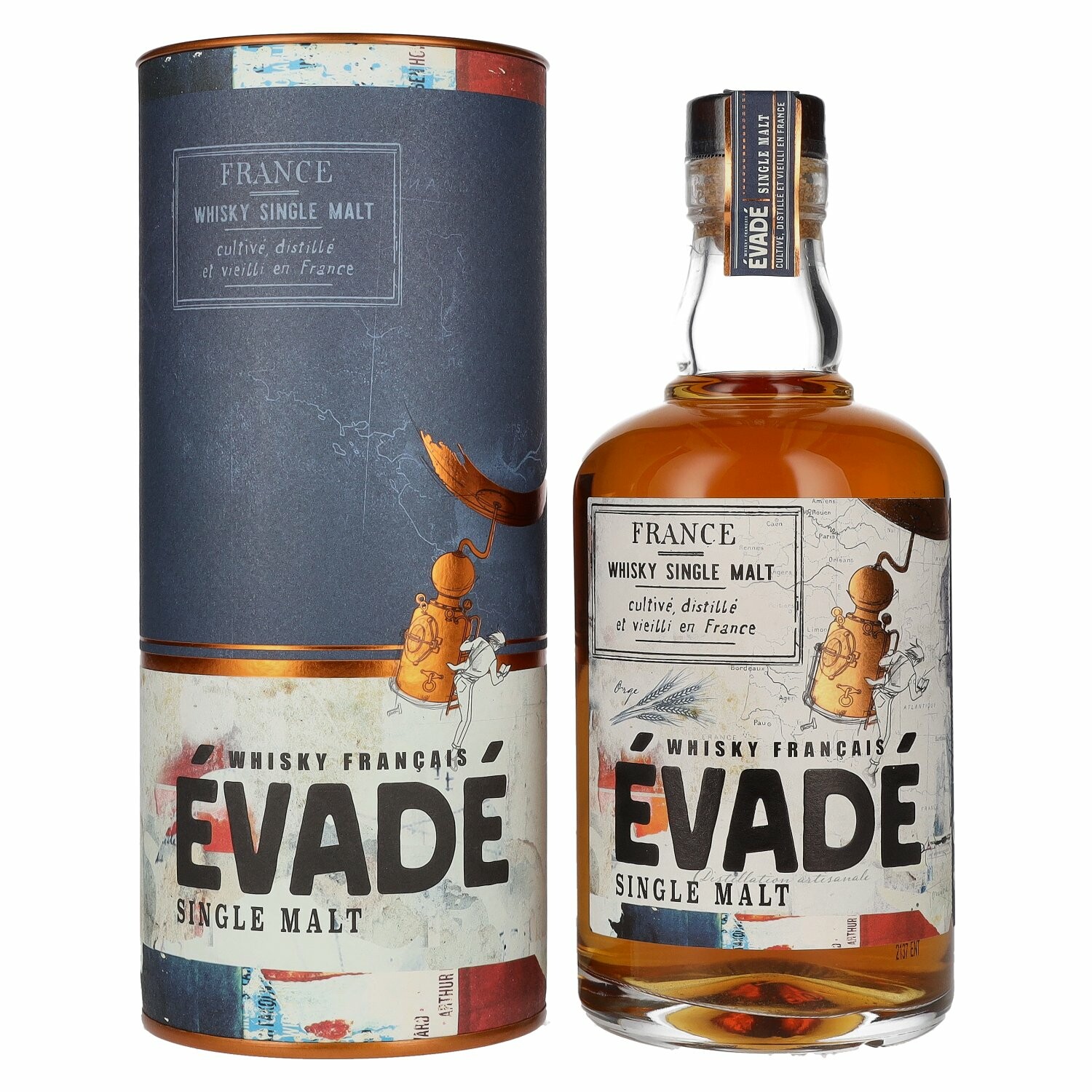 Évadé Single Malt Whisky Français 40% Vol. 0,7l in Giftbox