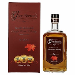 Glen Breton Rare 14 Years Old Canada's First Single Malt Whisky 43% Vol. 0,7l in Giftbox