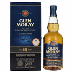 Glen Moray 18 Years Old Elgin Heritage First Fill American Cask 47,2% Vol. 0,7l in Giftbox