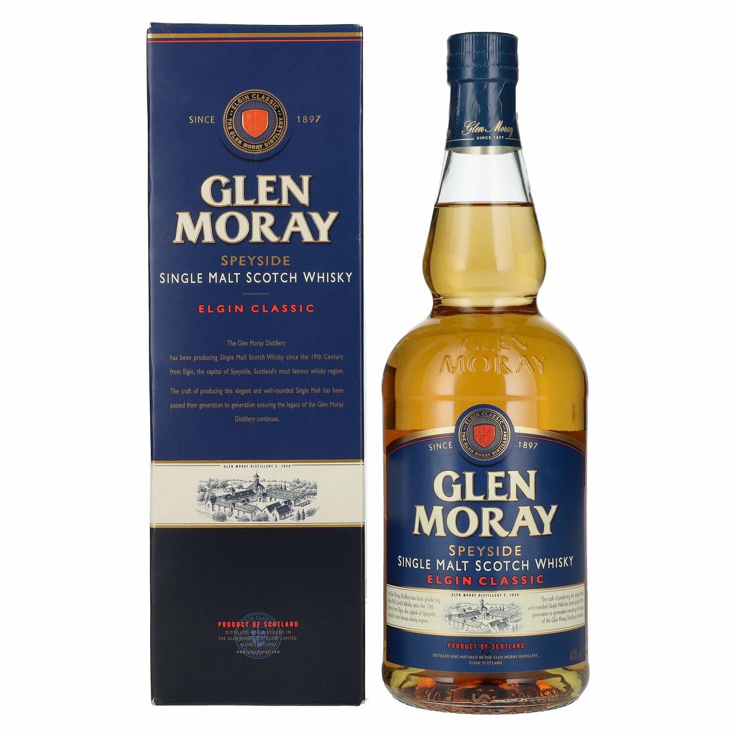 Glen Moray Elgin Classic 40% Vol. 0,7l in Giftbox