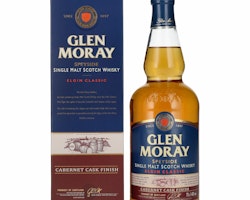 Glen Moray Elgin Classic Cabernet Cask Finish 40% Vol. 0,7l in Giftbox