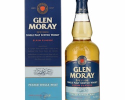 Glen Moray Elgin Classic Peated Single Malt 40% Vol. 0,7l in Giftbox