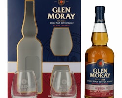 Glen Moray Elgin Classic Sherry Cask Finish 40% Vol. 0,7l in Giftbox with 2 glasses
