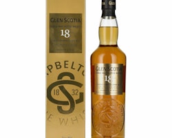 Glen Scotia 18 Years Old Single Malt Scotch Whisky 46% Vol. 0,7l in Giftbox