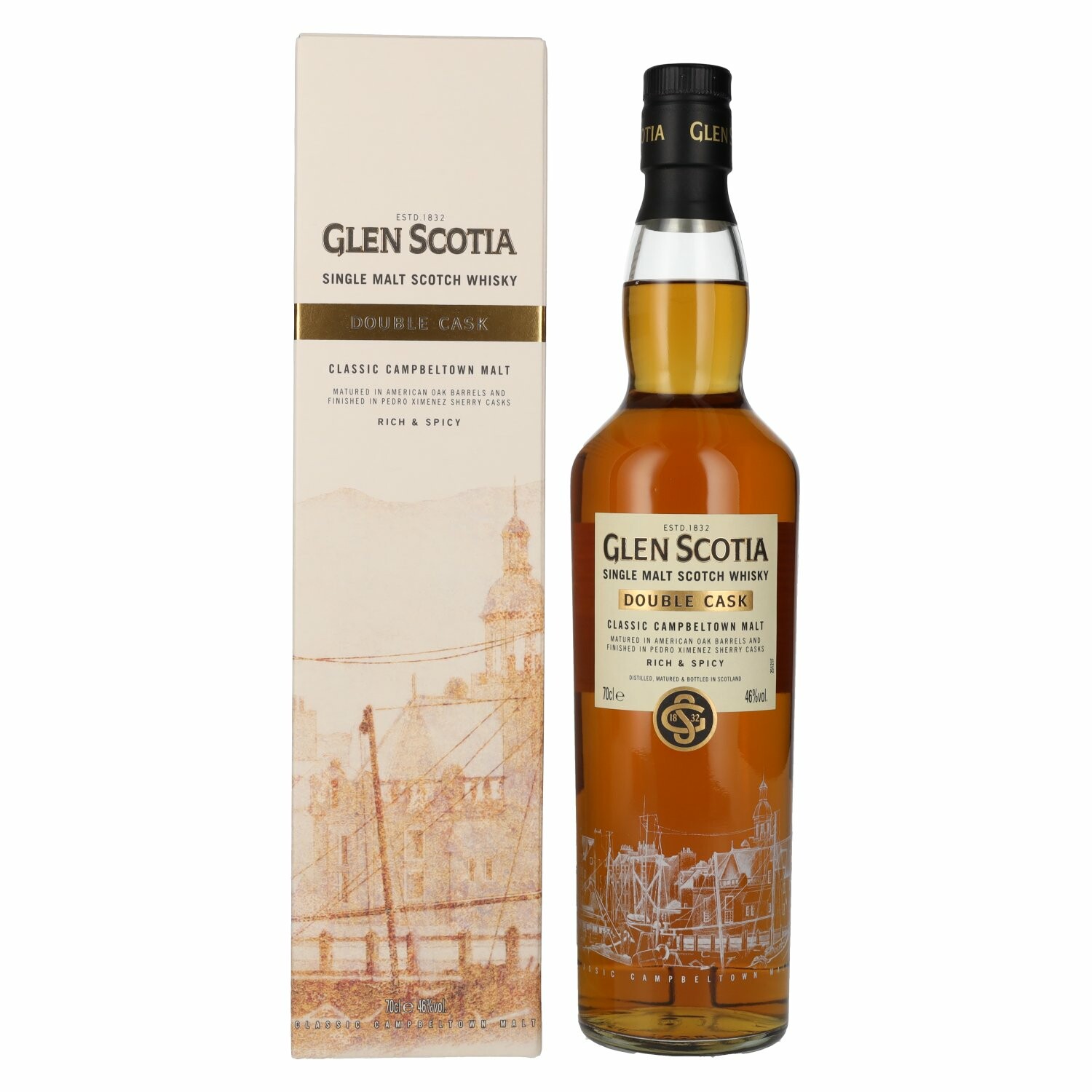 Glen Scotia DOUBLE CASK Single Malt Scotch Whisky 46% Vol. 0,7l in Giftbox