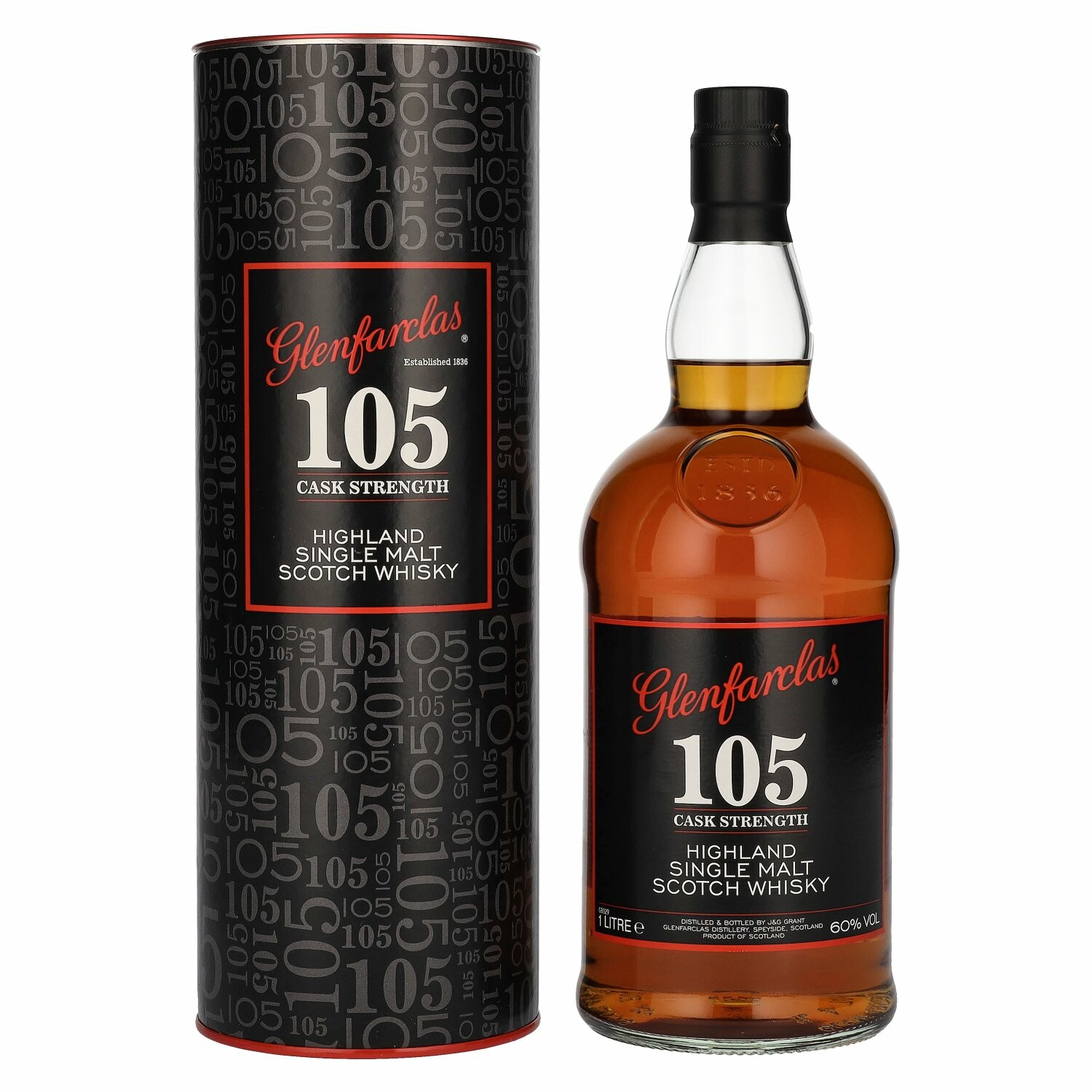 Glenfarclas 105 CASK STRENGTH Highland Single Malt 60% Vol. 1l in Giftbox