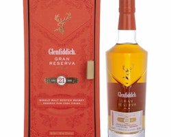 Glenfiddich 21 Years Old GRAN RESERVA Rum Cask Finish 40% Vol. 0,7l in Giftbox