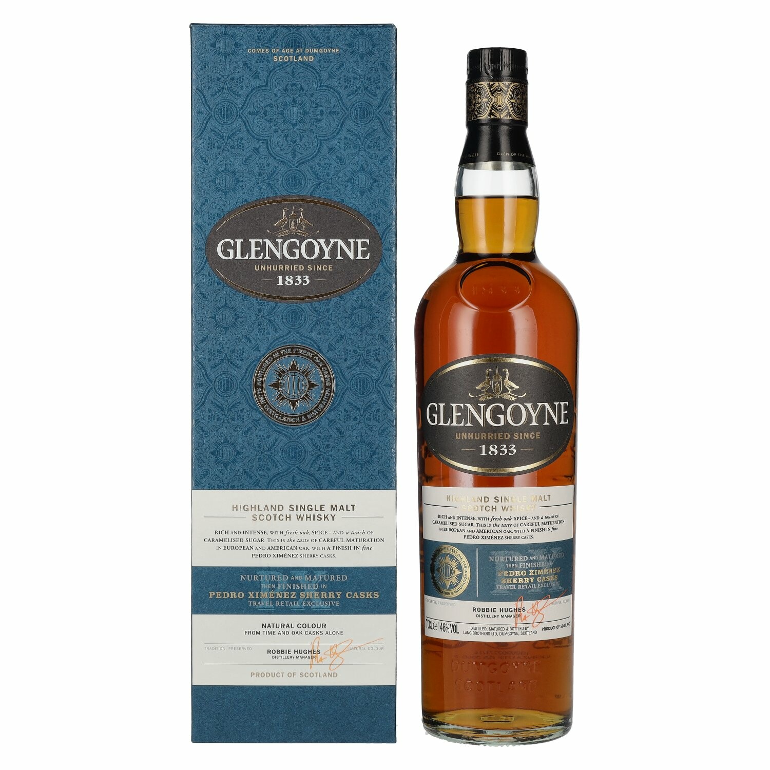 Glengoyne Highland Single Malt PEDRO XIMÉNEZ SHERRY CASKS 46% Vol. 0,7l in Giftbox