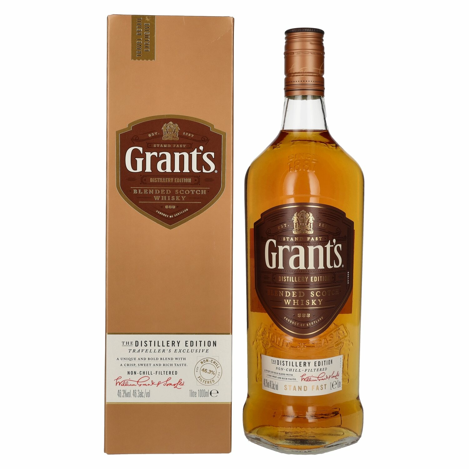 Grant's DISTILLERY EDITION Blended Scotch Whisky 46,3% Vol. 1l in Giftbox