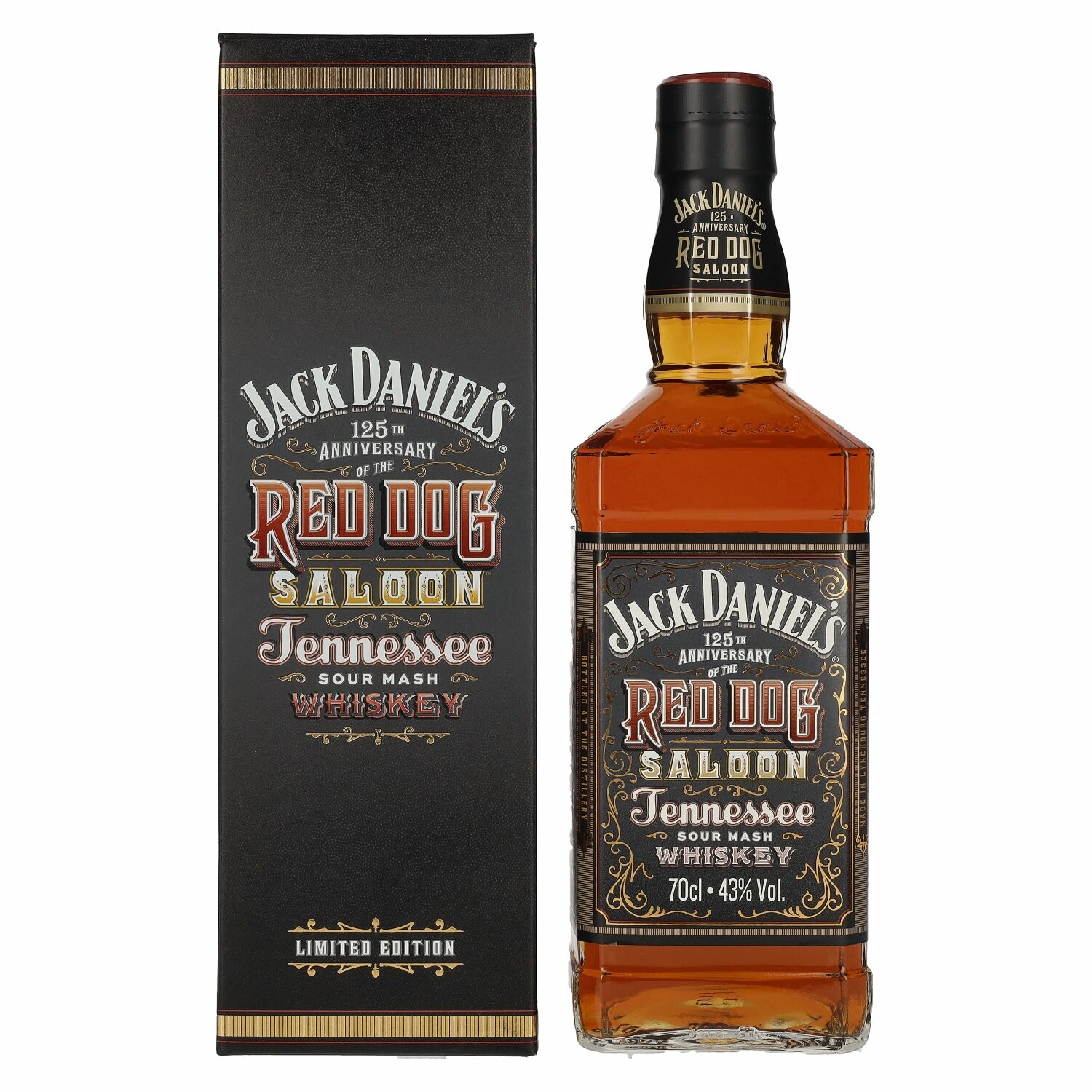 Jack Daniel's RED DOG SALOON Tennessee Whiskey 43% Vol. 0,7l in Giftbox