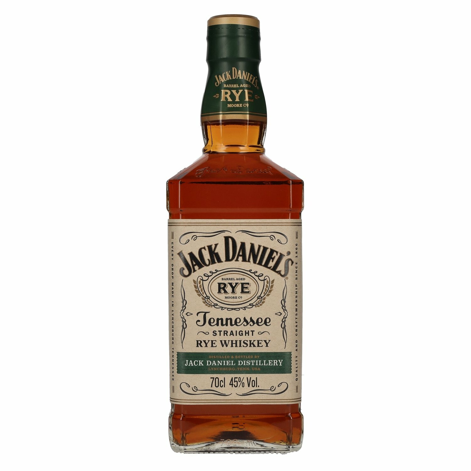 Jack Daniel's Tennessee RYE Straight Rye Whiskey 45% Vol. 0,7l