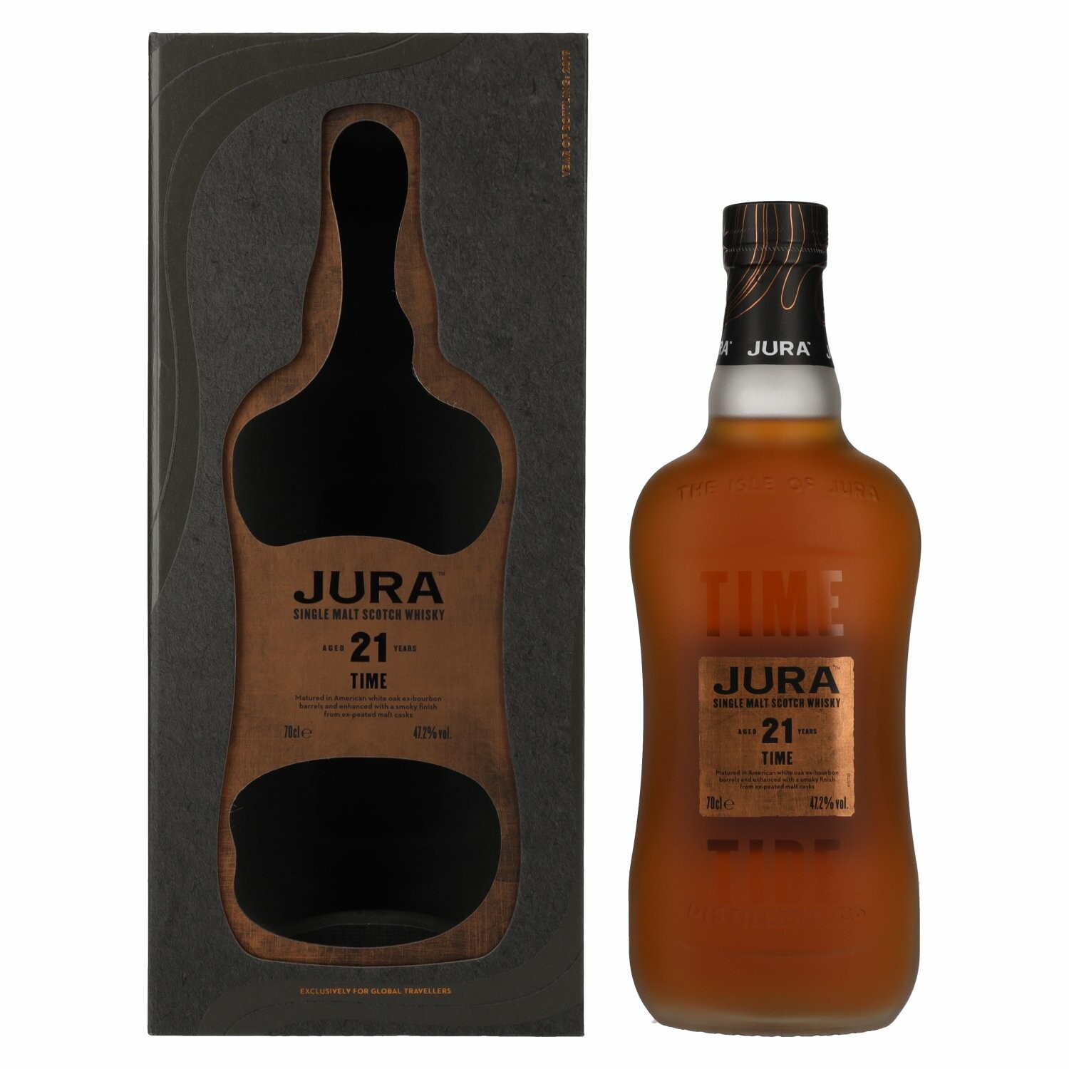 Jura 21 Years Old TIME & Tide Single Malt Scotch Whisky 47,2% Vol. 0,7l in Giftbox