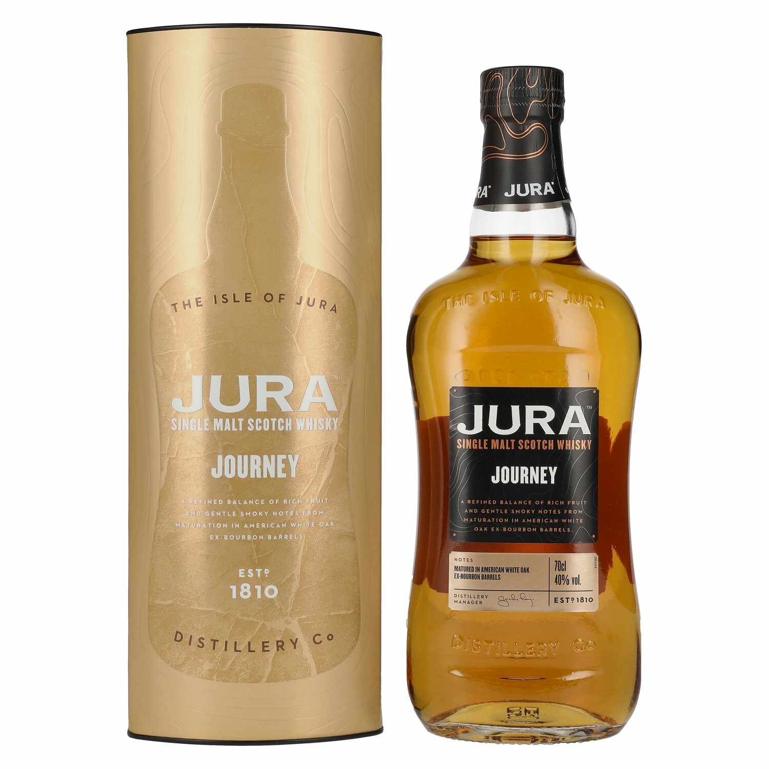 Jura JOURNEY Single Malt Scotch Whisky 40% Vol. 0,7l in Giftbox