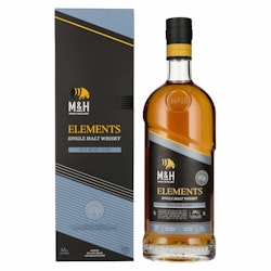 M&H ELEMENTS Red Wine Cask Single Malt Whisky 46% Vol. 0,7l in Giftbox