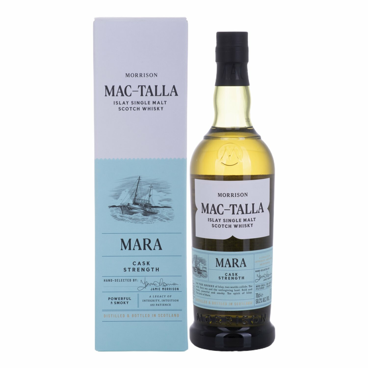 Mac-Talla Morrison MARA Cask Strength Islay Single Malt Scotch Whisky 58,2% Vol. 0,7l in Giftbox