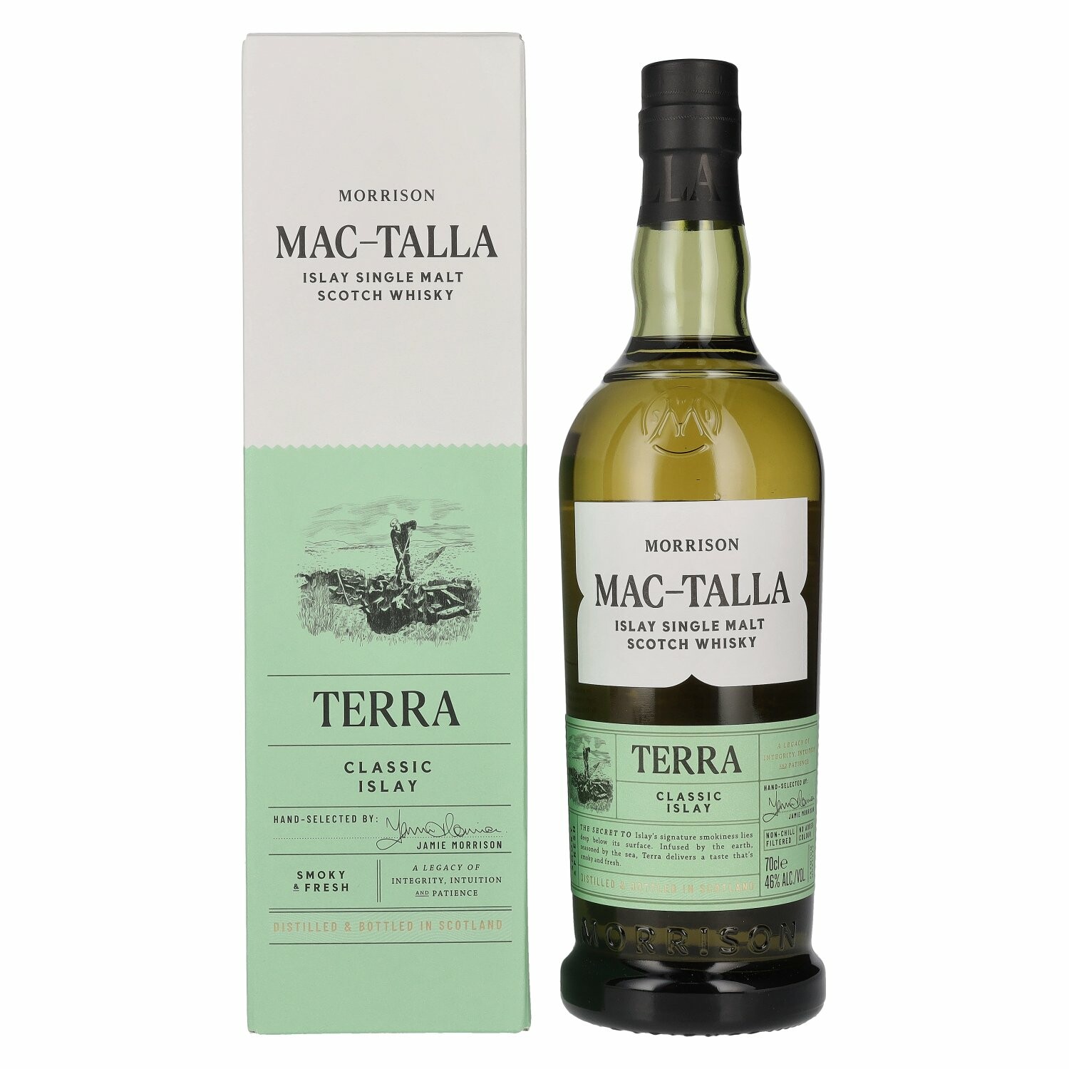 Mac-Talla Morrison TERRA Classic Islay Single Malt Scotch Whisky 46% Vol. 0,7l in Giftbox