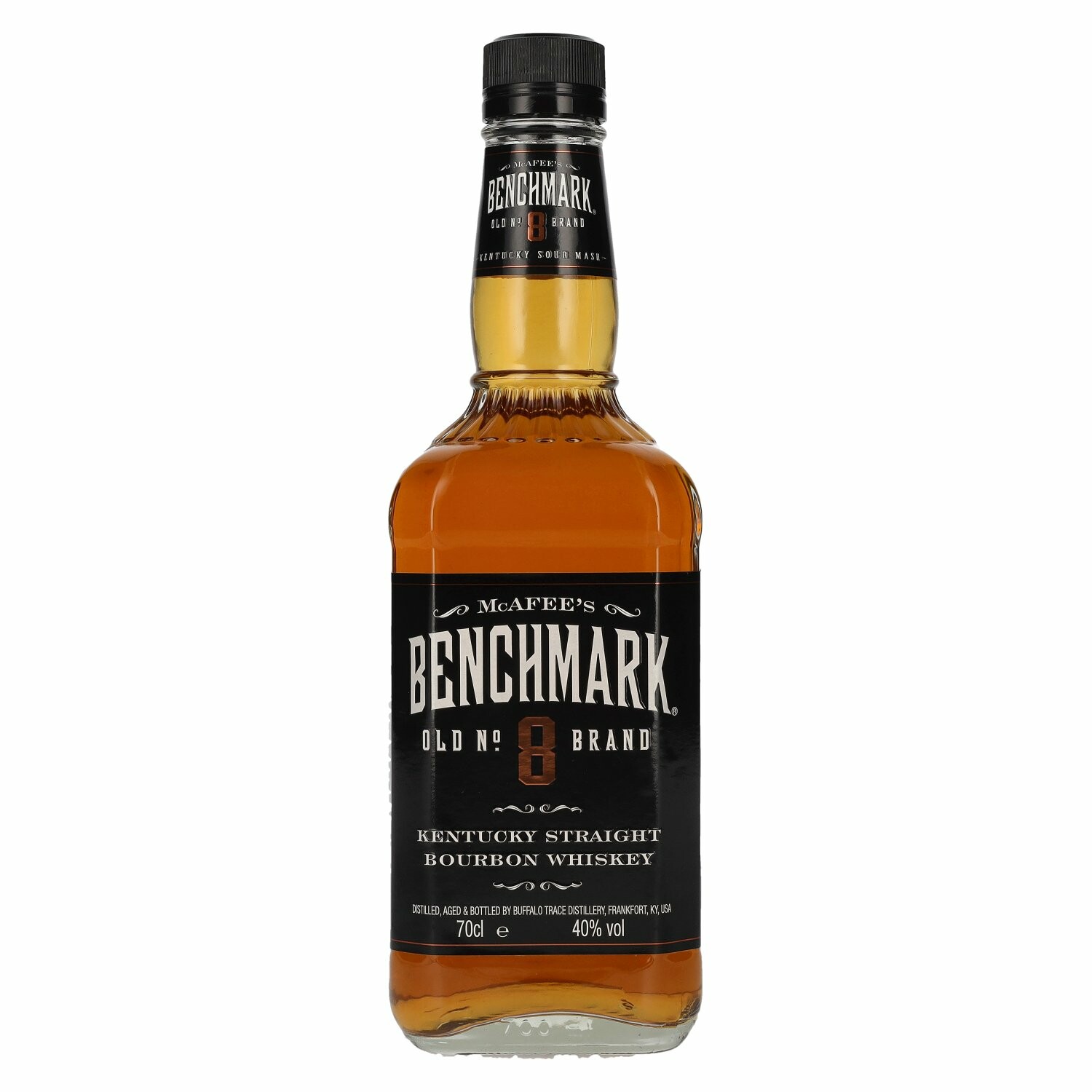 McAFEE'S Benchmark Old No. 8 Brand Kentucky Straight Bourbon Whiskey 40% Vol. 0,7l