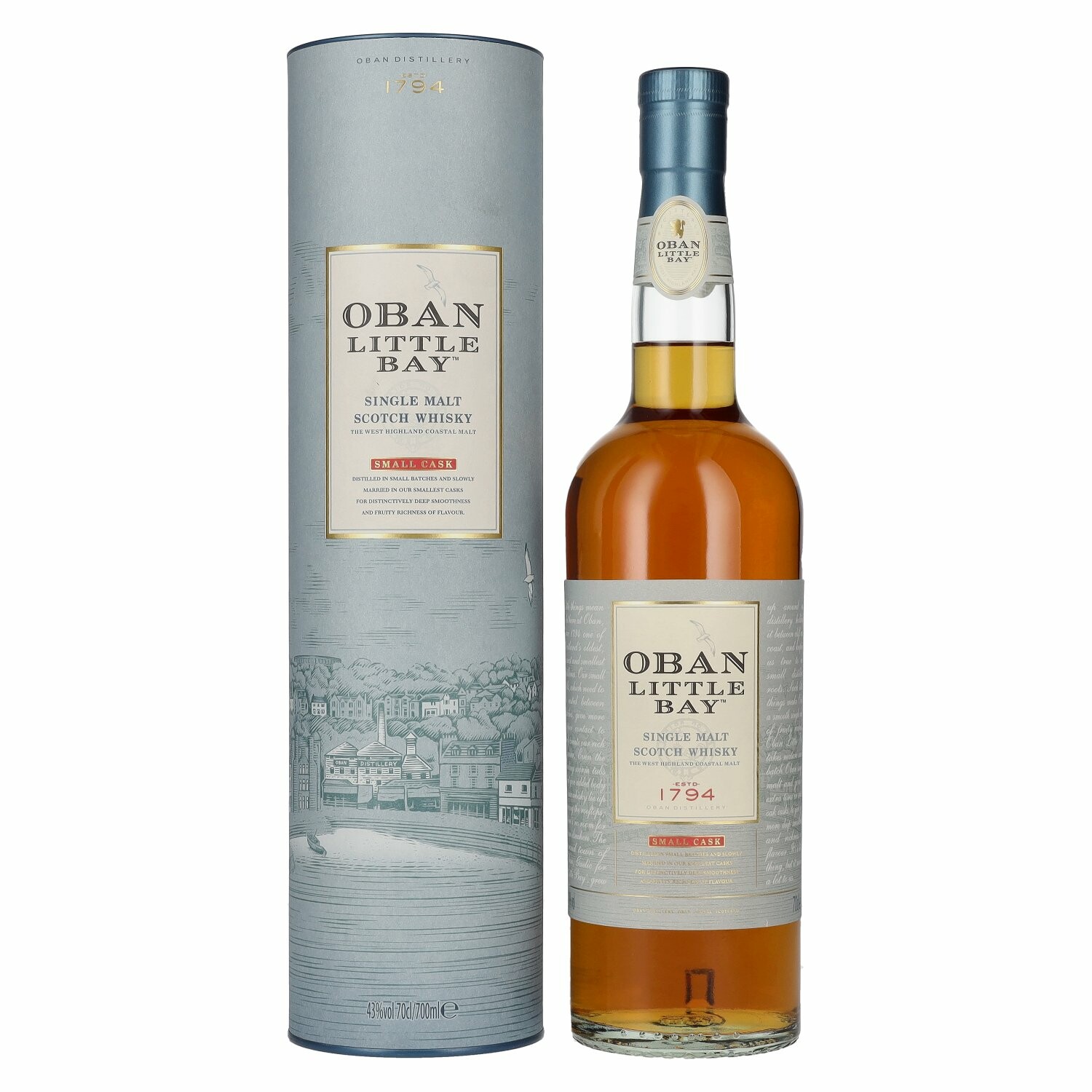 Oban Little Bay Single Malt Scotch Whisky Small Cask 43% Vol. 0,7l in Giftbox