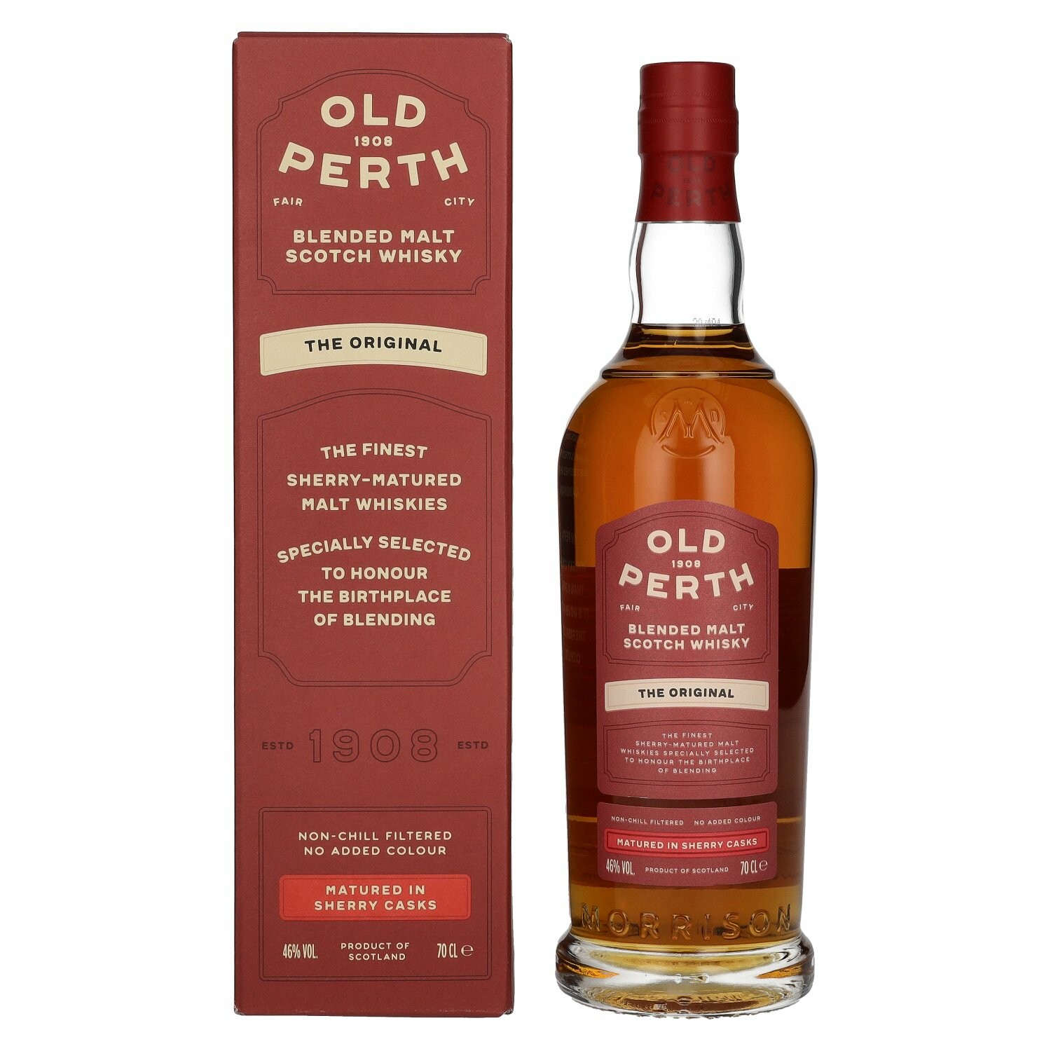 Old Perth The Original Blended Malt Scotch Whisky Sherry Casks 46% Vol. 0,7l in Giftbox