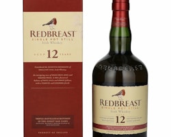 Redbreast 12 Years Old Single Pot Still Irish Whiskey 40% Vol. 0,7l in Giftbox