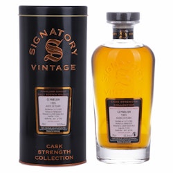 Signatory Vintage CLYNELISH 24 Years Old Cask Strength 1995 52,2% Vol. 0,7l in Tinbox