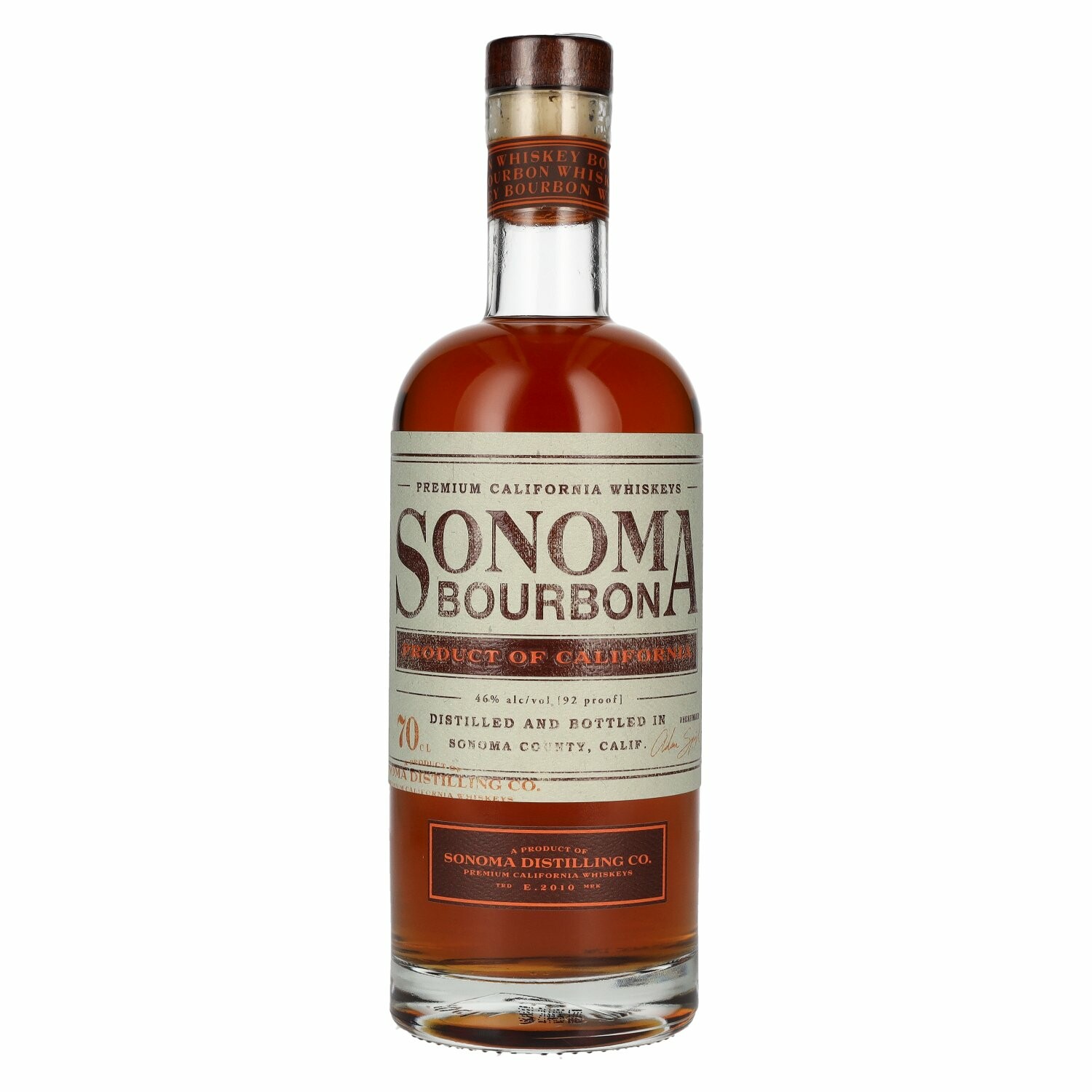 Sonoma BOURBON Whiskey 46% Vol. 0,7l