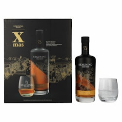 Stauning RYE Floor Malted Danish Whisky X-Mas Adventskalender 48% Vol. 0,7l in Giftbox with Tumbler