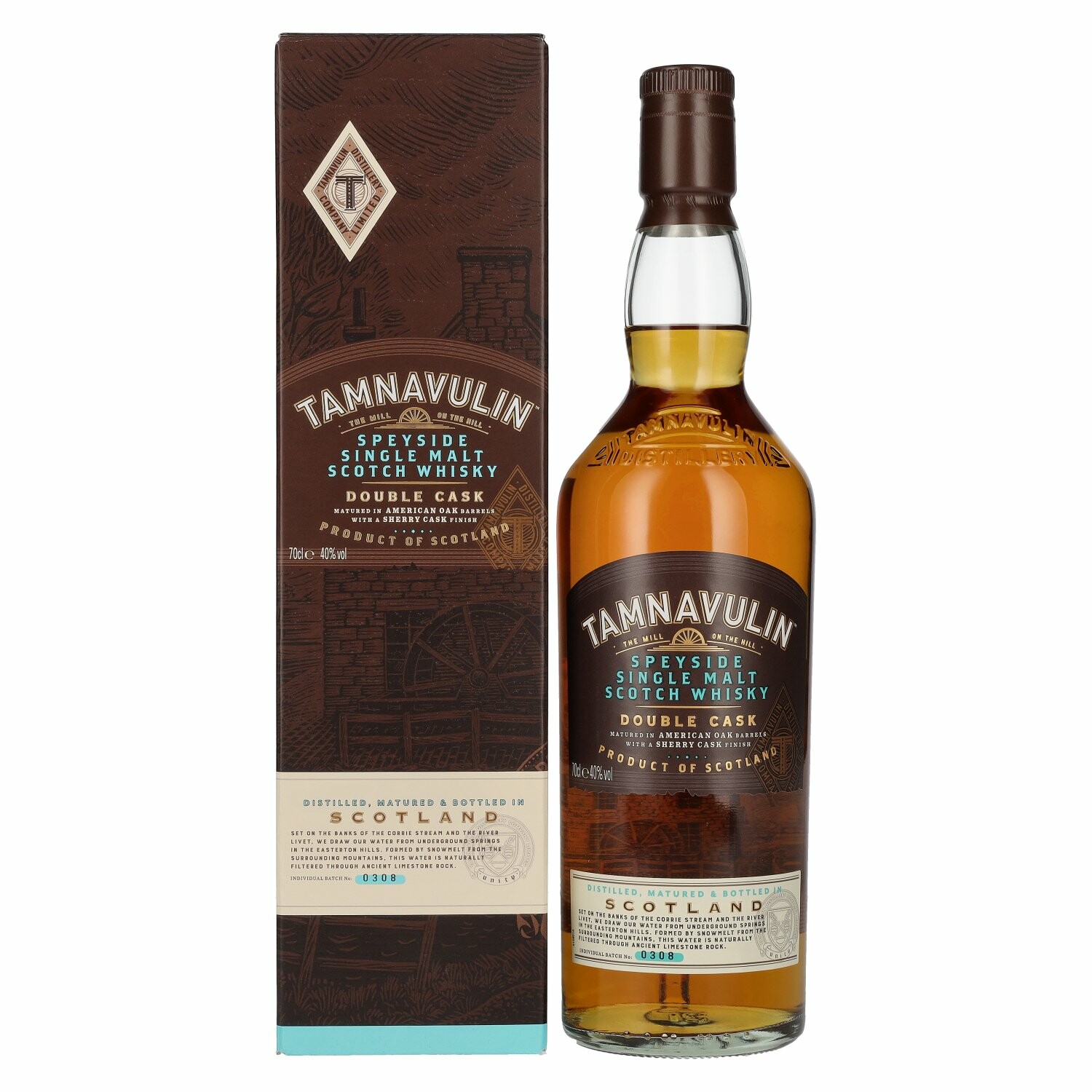 Tamnavulin DOUBLE CASK Speyside Single Malt Scotch Whisky 40% Vol. 0,7l in Giftbox