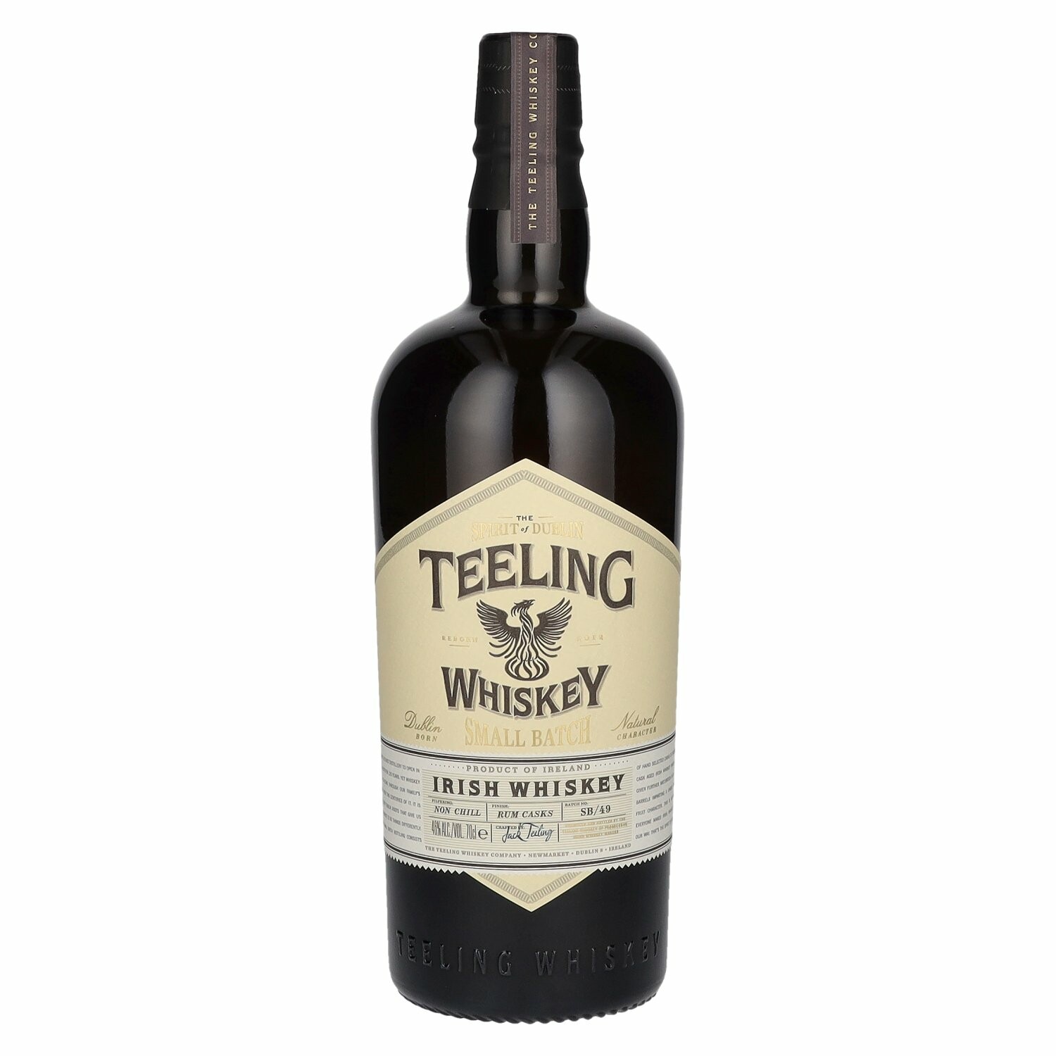 Teeling Whiskey SMALL BATCH Irish Whiskey Rum Cask 46% Vol. 0,7l