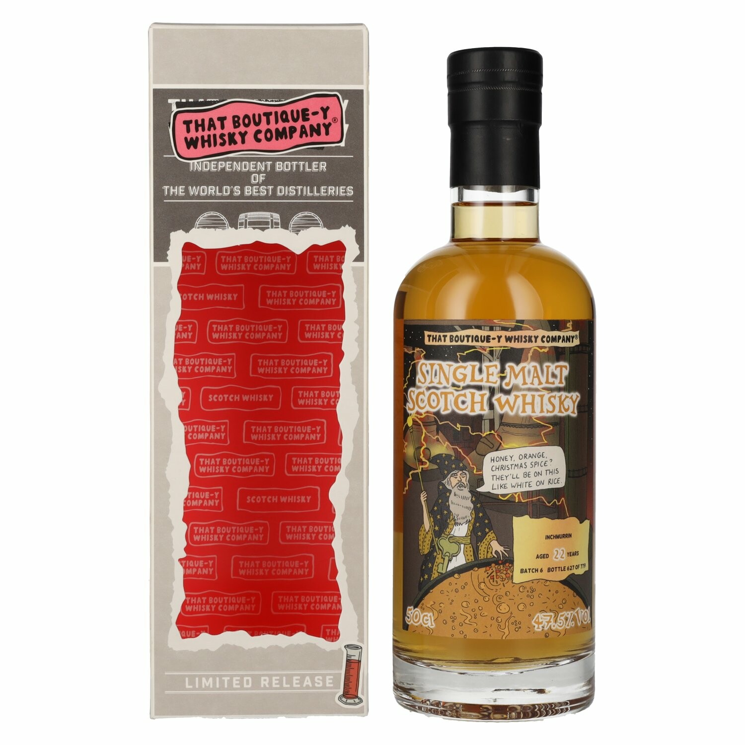 That Boutique-y Whisky Company INCHMURRIN 22 Years Old Batch 6 47,5% Vol. 0,5l in Giftbox