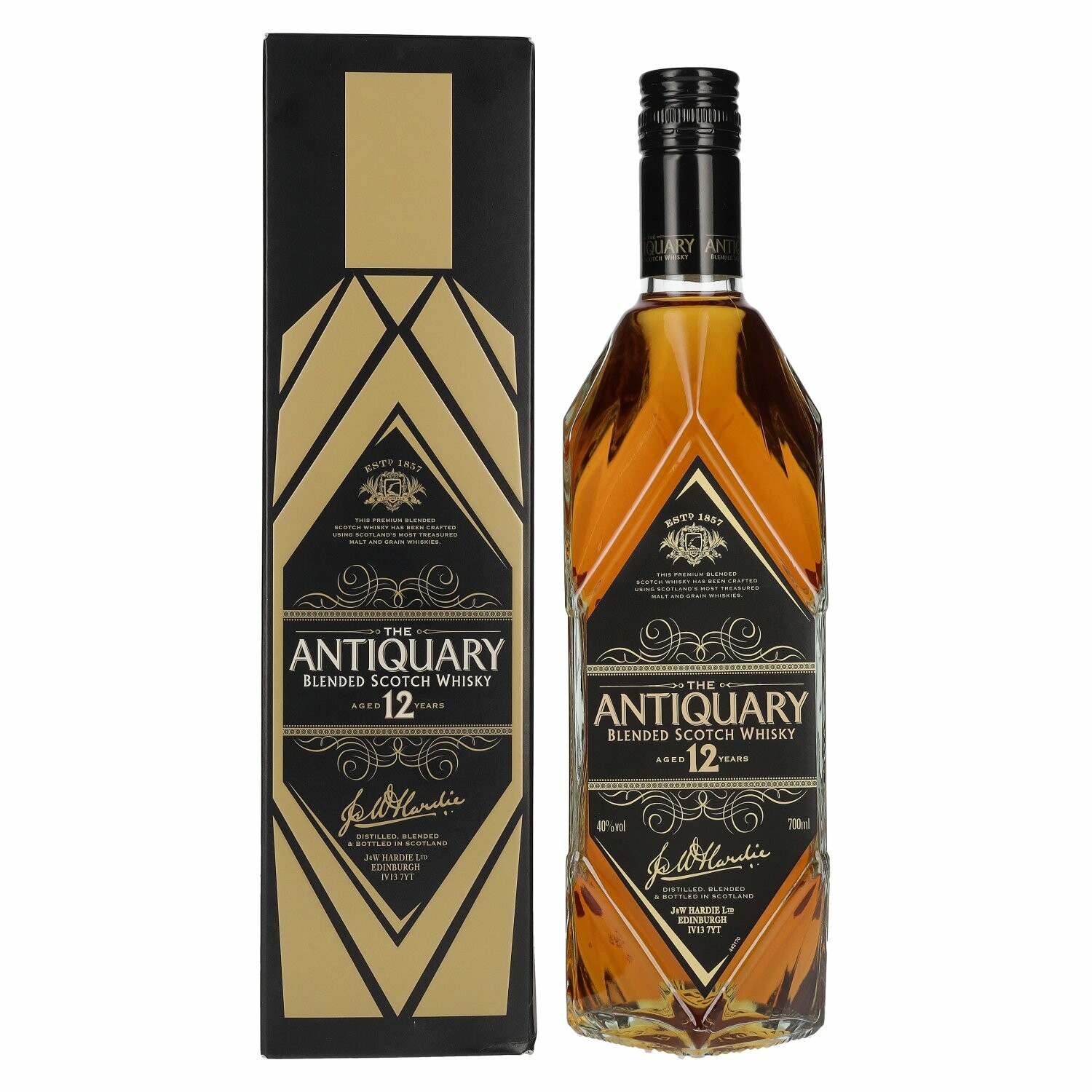 The Antiquary 12 Years Old Blended Scotch Whisky 40% Vol. 0,7l in Giftbox