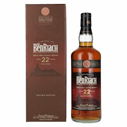 The BenRiach 22 Years Old PEATED Second Edition ALBARIZA 46% Vol. 0,7l in Giftbox