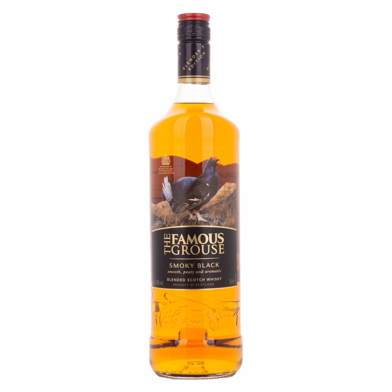 The Famous Grouse SMOKY BLACK Blended Scotch Whisky 40% Vol. 1l