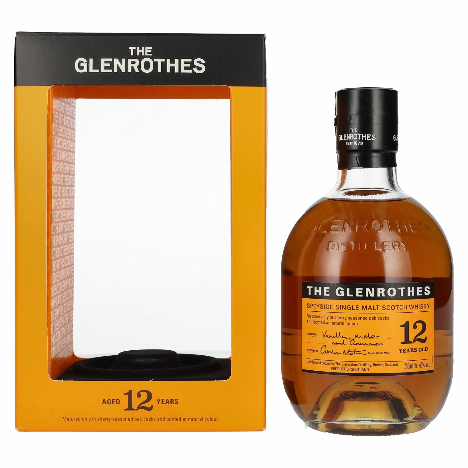 The Glenrothes 12 Years Old Speyside Single Malt 40% Vol. 0,7l in Giftbox