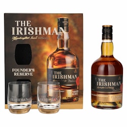 The Irishman FOUNDER'S RESERVE Small Batch Irish Whiskey 40% Vol. 0,7l in Giftbox with 2 glasses