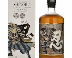 The Koshi-No Shinobu Pure Malt Whisky Mizunara Oak 43% Vol. 0,7l in Giftbox