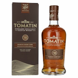 Tomatin 18 Years Old Oloroso Sherry Casks 46% Vol. 0,7l in Giftbox