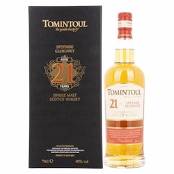 Tomintoul 21 Years Old Single Malt Scotch Whisky 40% Vol. 0,7l in Giftbox