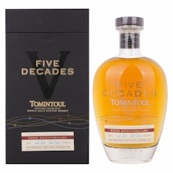 Tomintoul Five Decades 50 Anniversary Special Release 50% Vol. 0,7l in Giftbox
