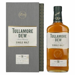 Tullamore D.E.W. 18 Years Old Single Malt Irish Whiskey 41,3% Vol. 0,7l in Giftbox